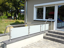 Kellertreppe Brüstungs-Geländer